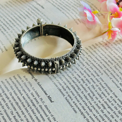 Antique Ethnic Rajasthan Large Cuff Bracelet Bangle