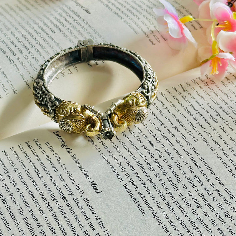 Buy Brass Silver Coated Bangle 