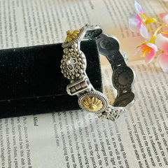 Gold-Plated Openable Round Bangle