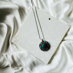 Ethnic Tibetan Pendant - Handcrafted Elegance