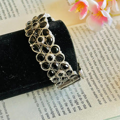 Oxidized Premium German Silver Openable Bangles