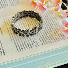 Oxidized Premium German Silver Openable Bangles