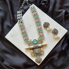 Pendant Design Long Necklace Set 